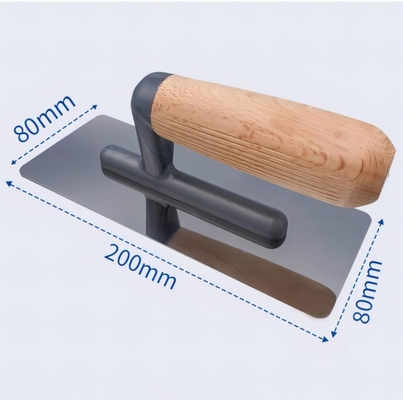 Réglage de la rainure de la truelle en acier inoxydable de qualité industrielle pour une finition parfaite du béton