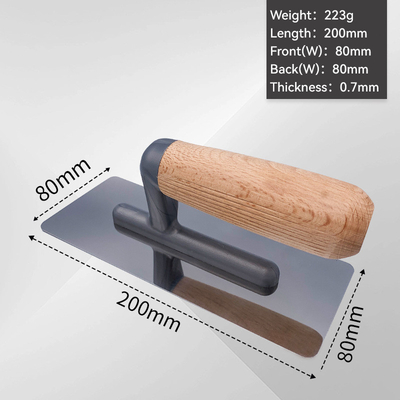 Réglage de la rainure de la truelle en acier inoxydable de qualité industrielle pour une finition parfaite du béton