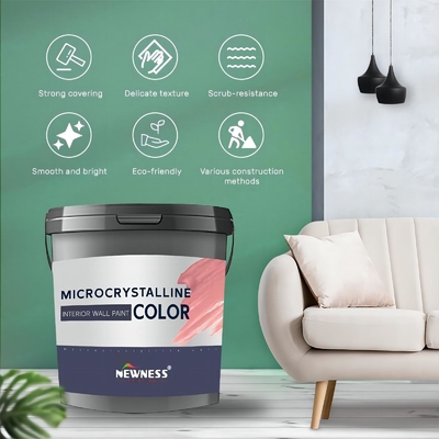 Technologie de production avancée Peinture murale intérieure acrylique pour la décoration intérieure