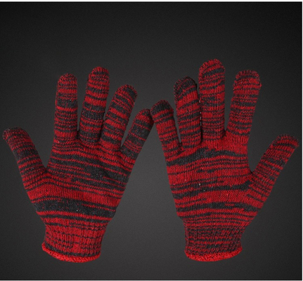 Gants de travail à main en coton tricoté pour hommes