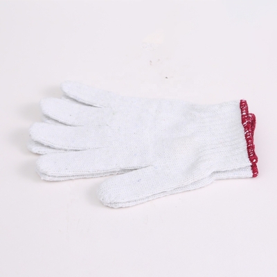 Personnalisé 20-60g Lavé dur à porter de coton blanc profond de sécurité à la main de travail tricoté gants