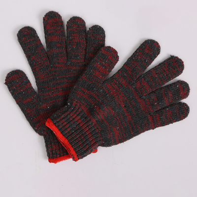 Support ODM personnalisé Gants de travail en coton pour adultes tricotés pour une protection de qualité industrielle