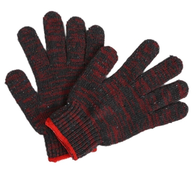Longueur 19-24cm ou personnalisé Jardinage durable travail de sécurité Gants de coton tricotés blancs