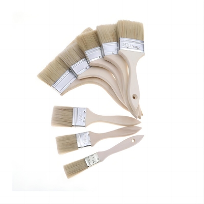 Ensemble professionnel de pinceaux de peinture à l'huile à main en bois