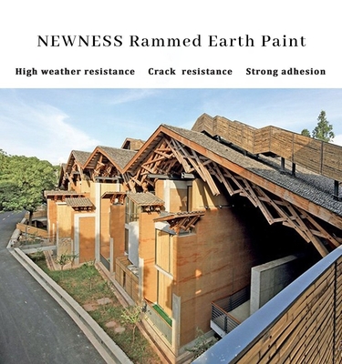 Terre naturelle inorganique matières premières principales Peinture à la paille pour murs intérieurs et extérieurs