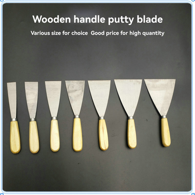 Un couteau à main longue avec 6 lames pour le décapage des vitres et du papier peint en bois