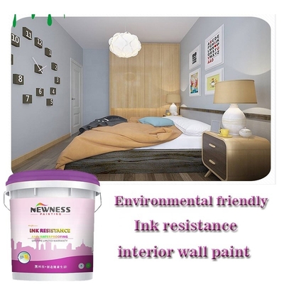 Peinture à l'émulsion pour les murs intérieurs de la coquille d'œuf