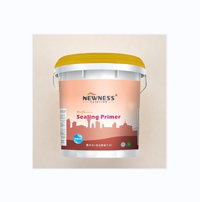 Peinture murale intérieure et extérieure, imprimante d'étanchéité résistante aux alcalins en acrylique jaune