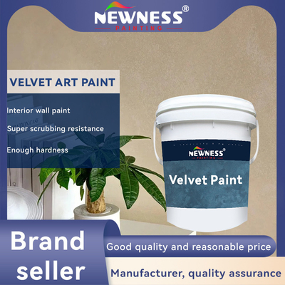 Peinture de velours mate décoratif pour salon Lavable et durable Finition artistique
