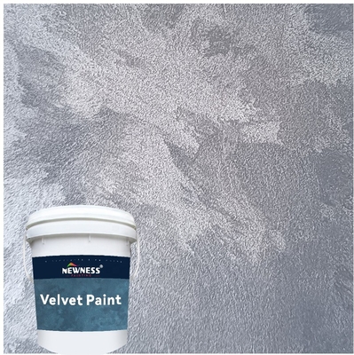 Peinture de velours mate décoratif pour salon Lavable et durable Finition artistique