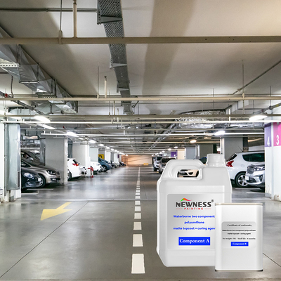 Résine époxy acrylique haute brillance écologique pour revêtement de sol de garage d'entrepôt