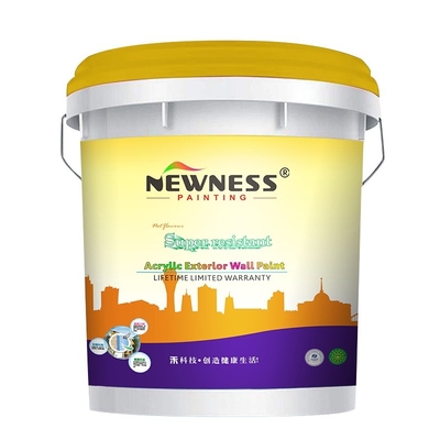 Peinture en latex acrylique extérieure facile à appliquer revêtement mural décoratif pour les espaces extérieurs