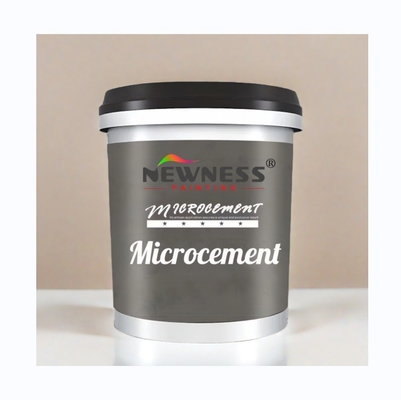 Règlement français sur les COV A Certificat Peinture murale imperméable au polymère à double composant Microcement revêtement