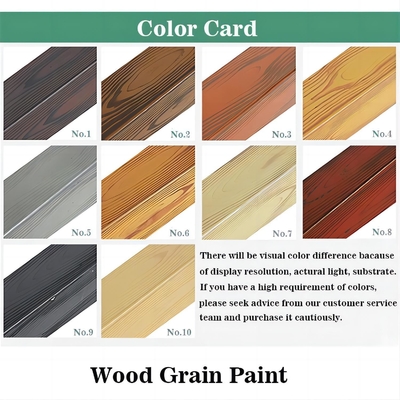 Couche en poudre de sublimation à effet grain de bois durable pour porte et fenêtre en aluminium