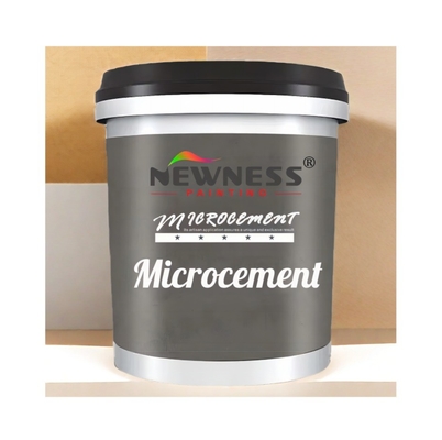 Règlement français sur les COV Une peinture murale moderne certifiée en micro-ciment pour la maison ou l'hôtel