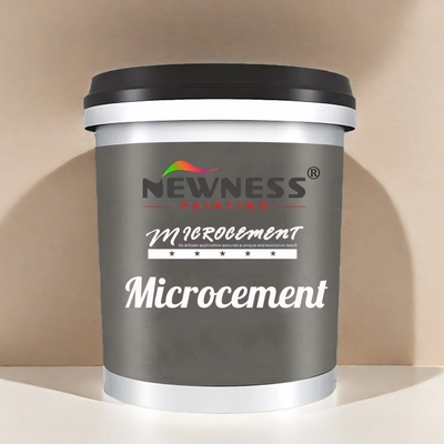 Couche mince Peinture de texture de stuc Peinture murale de cabine Peinture murale avec revêtement de micro-ciment brillant