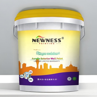 Peinture murale extérieure acrylique lisse avec revêtement anti-craquage et matériau acrylique