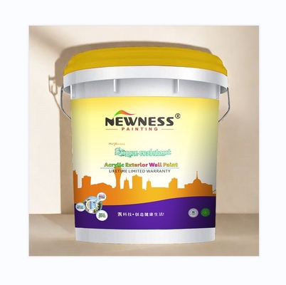 Excellente résistance aux taches Type élastique à revêtement plat revêtu de peinture en latex sur les murs extérieurs