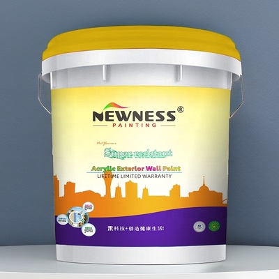 Excellente résistance aux taches Type élastique à revêtement plat revêtu de peinture en latex sur les murs extérieurs