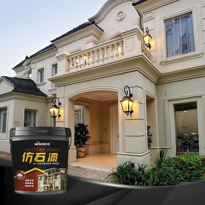 Peinture murale décorative extérieure élastomérique acrylique imperméable à l'eau 20KG/BUCKET pour B2B