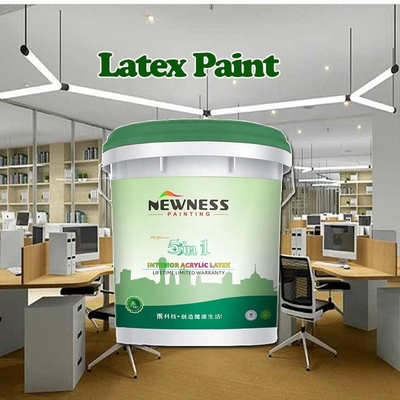 Peinture émulsifiable pour les murs intérieurs de l'école et de l'hôpital Construction lavable Décoration des murs