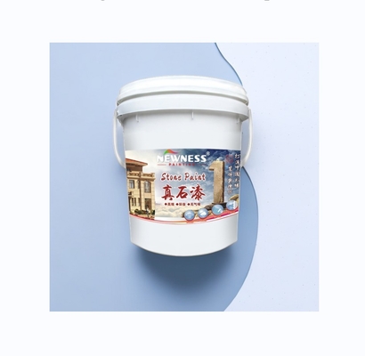 Consommation théorique de peinture 0,25-0,35 m2/Kg Peinture en pierre adhésive à haute adhérence sur les murs extérieurs