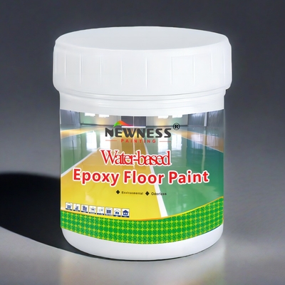 Résistance industrielle Peinture de sol auto-nivelable à base d'époxy à base d'eau pour le trafic lourd