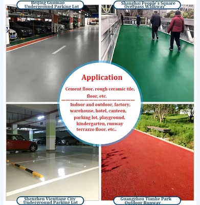 Foshan NEWSESS Peinture de sol auto-nivellante époxy CAS n° 24969-06-0 Épaisseur de film