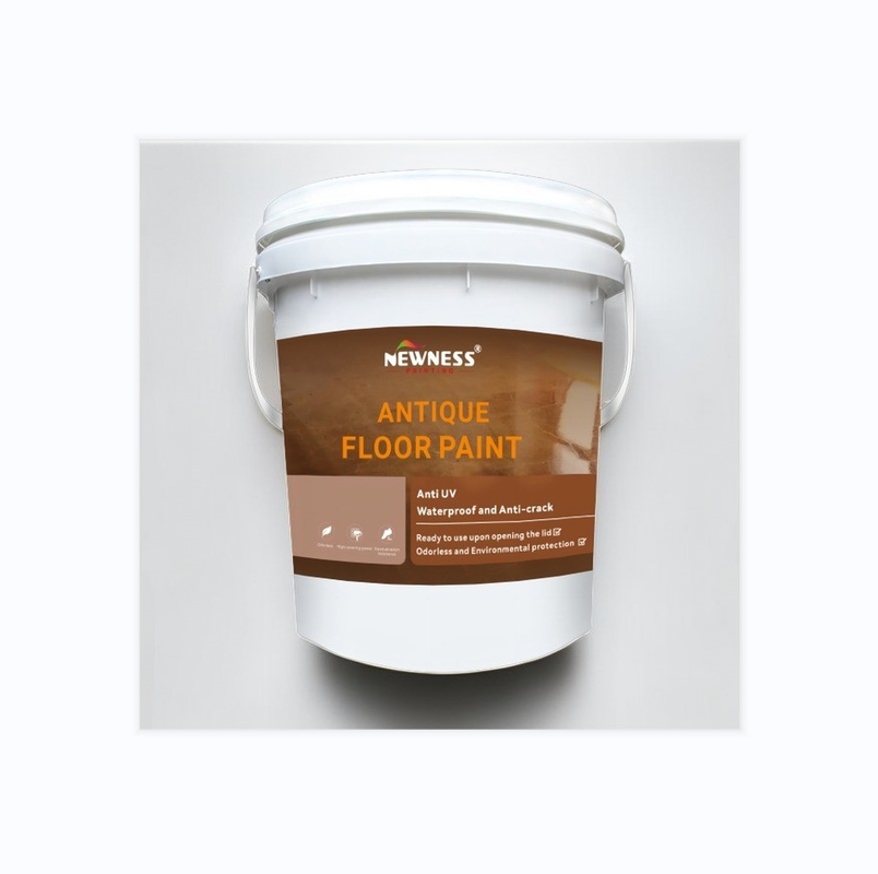 Couche de bâtiment Peinture de sol époxy antique résistante aux intempéries pour espaces extérieurs