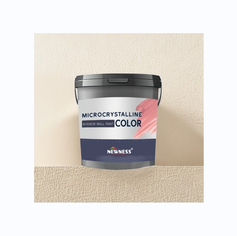 Peinture murale intérieure à micro-cristaux pour une forte adhésion au substrat