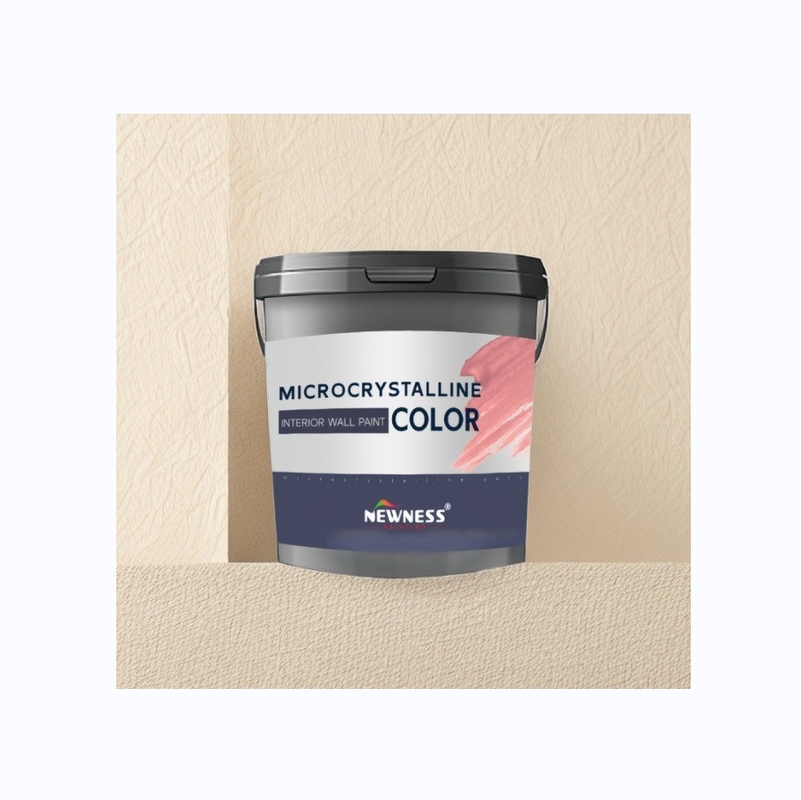 Peinture murale intérieure en velours métallique acrylique à faible teneur en COV pour espaces commerciaux écologiques