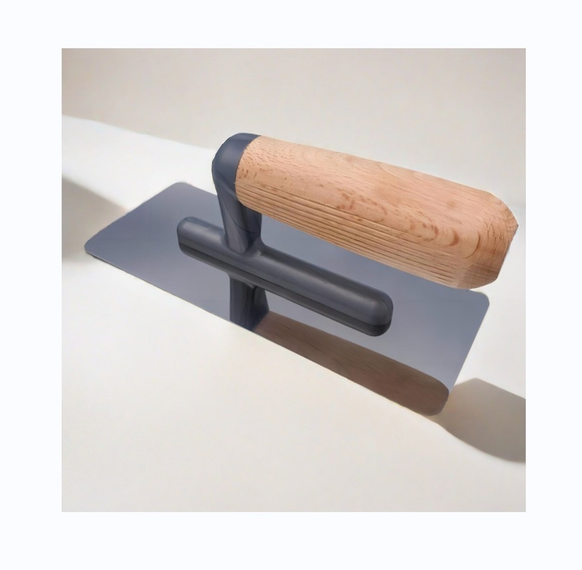 80*200*80 Finition de revêtement en plâtre avec encoche Trowel avec dents carrées et poignée en bois