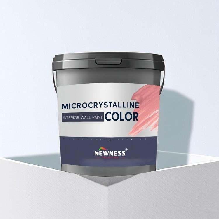 Peinture murale à l'intérieur de micro-cristaux Formule inodore pour la fabrication professionnelle de peinture