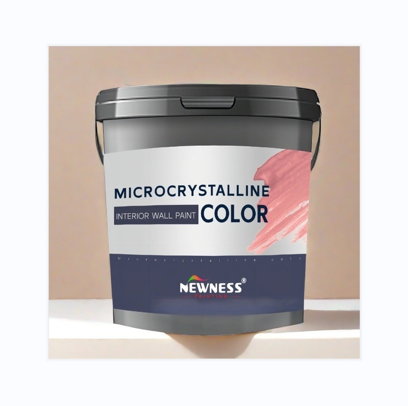 Couleurs personnalisées Peinture murale à émulsion microcristalline pour revêtement de texture intérieure