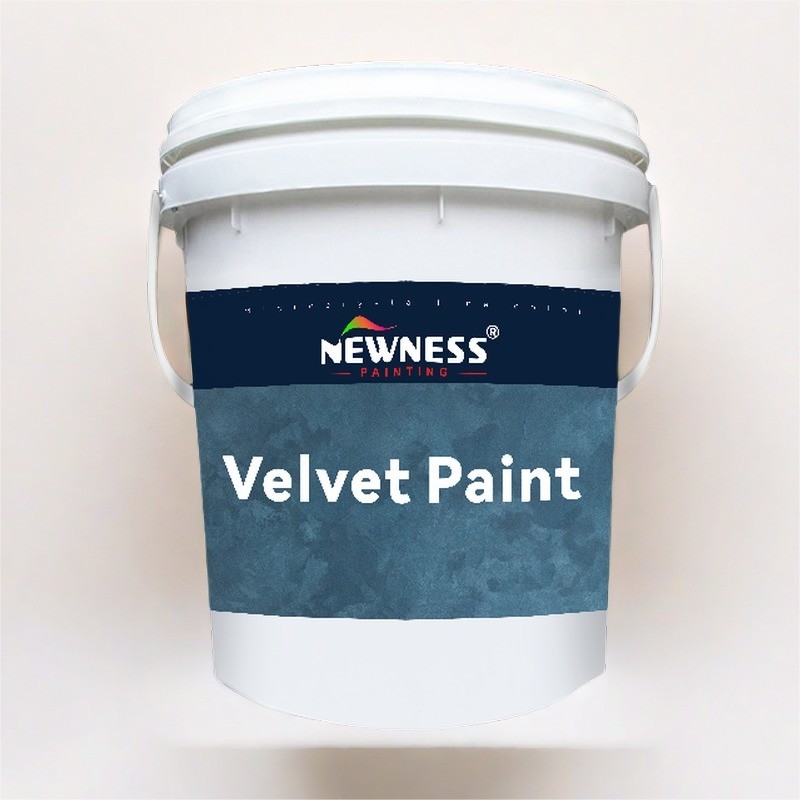 Peinture de velours mate décoratif pour salon Lavable et durable Finition artistique