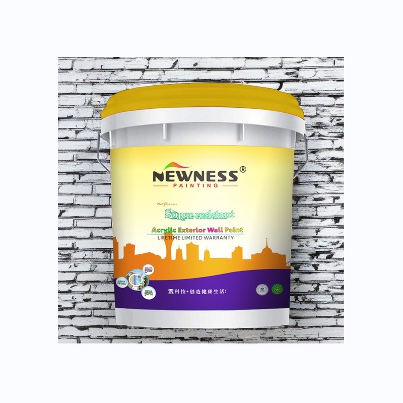 Peinture en latex acrylique extérieure facile à appliquer revêtement mural décoratif pour les espaces extérieurs