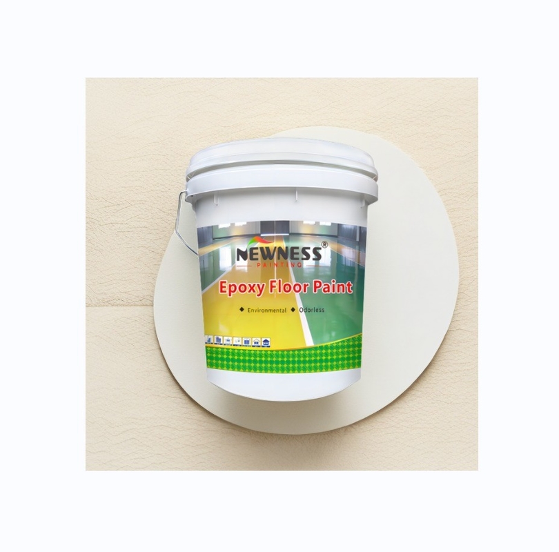 Peinture de sol en caoutchouc acrylique pour une application lisse de pinceau/peinture sur plancher de ciment