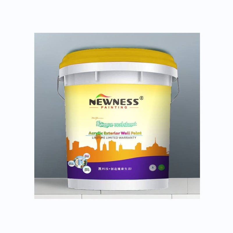 20L de préliminaire de latex acrylique rose à base d'eau pour murs intérieurs et extérieurs