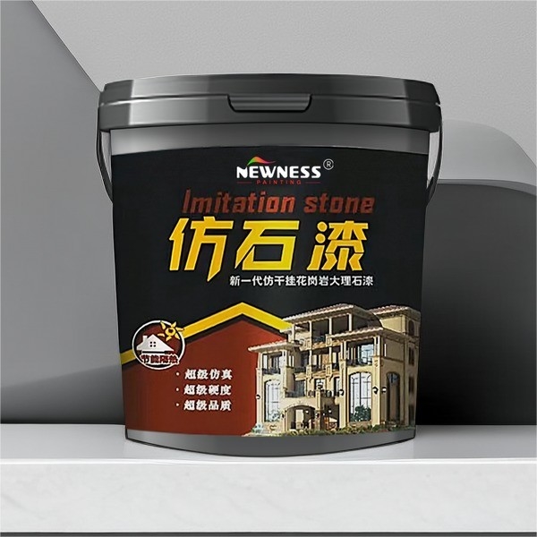 Peinture en pierre naturelle pour revêtement et décoration de bâtiments