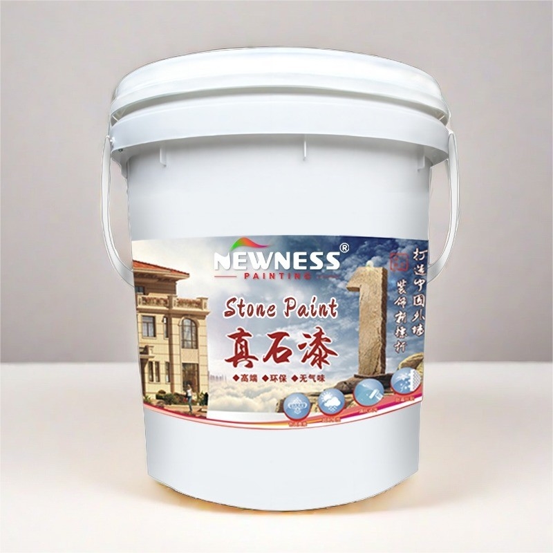 Peintures asiatiques de premier ordre écologiques Peinture murale à la pierre à pulvériser Résistance au vieillissement 250 heures