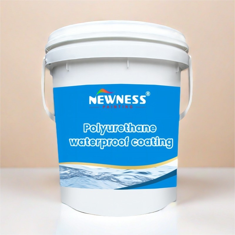 Résistance à l'eau Peinture extérieure Polyuréthane Rubrique de toiture imperméable à l'eau avec temps de séchage 4H